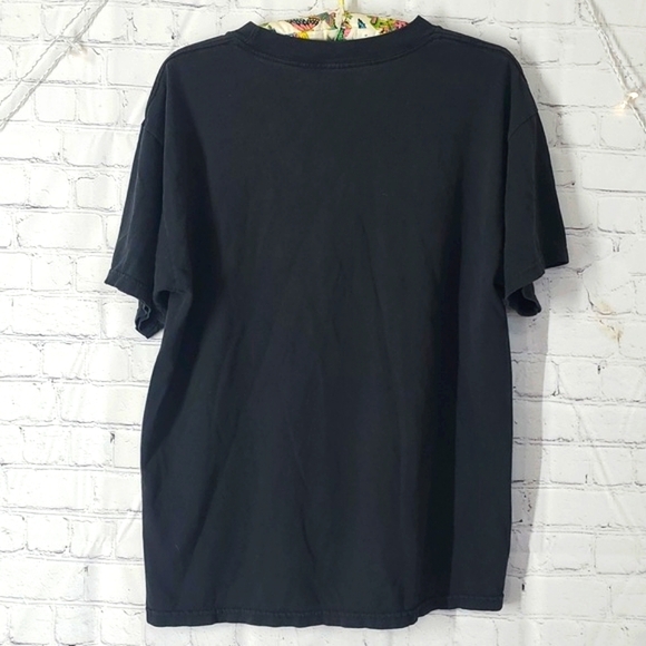 Y2K DC Skate Shoes Skateboarding Cky Bam Black Graphic Print Tee Tshirt Mens Lrg - Picture 7 of 11